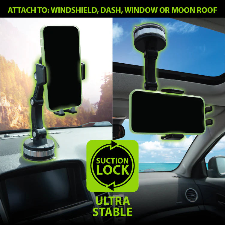 Adjustable Phone Mount with Suction Cup - 4 Pieces Per Retail Ready Display 23562