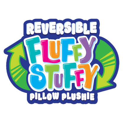 Reversible Fluffy Stuffy Plush with Merchandising Strip - 6 Pieces Per Pack 23578