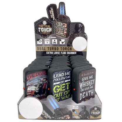Tac Gear Dual Torch Lighter- 15 Pieces Per Retail Ready Display 23646