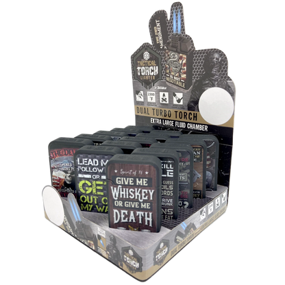 Tac Gear Dual Torch Lighter- 15 Pieces Per Retail Ready Display 23646