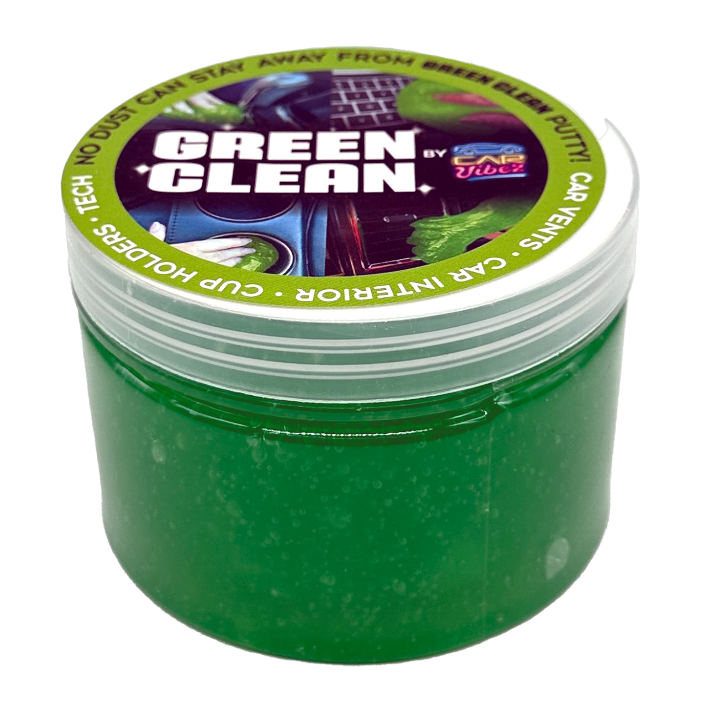 Car Putty Green Clean Car & Technology Slime- 6 Pieces Per Retail Ready Display 23718