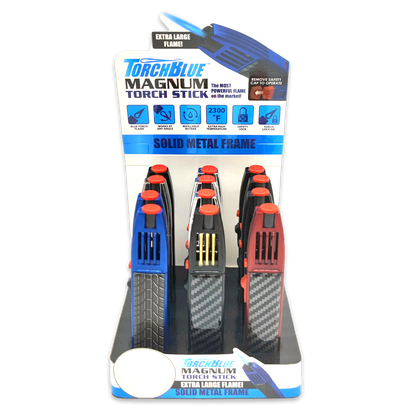 Magnum Zinc Torch Stick Lighter- 12 Pieces Per Retail Ready Display 23755