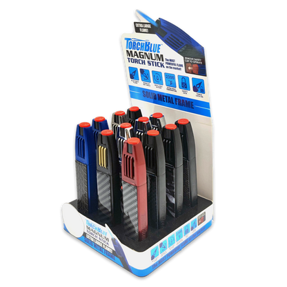 Magnum Zinc Torch Stick Lighter- 12 Pieces Per Retail Ready Display 23755