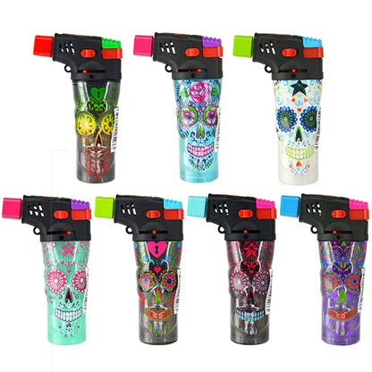 Molded Skull XXL Torch Lighter - 12 Pieces Per Retail Ready Display 24622