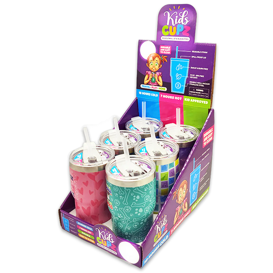 12 oz Insulated Kids Cup - 6 Pieces Per Retail Ready Display 24716