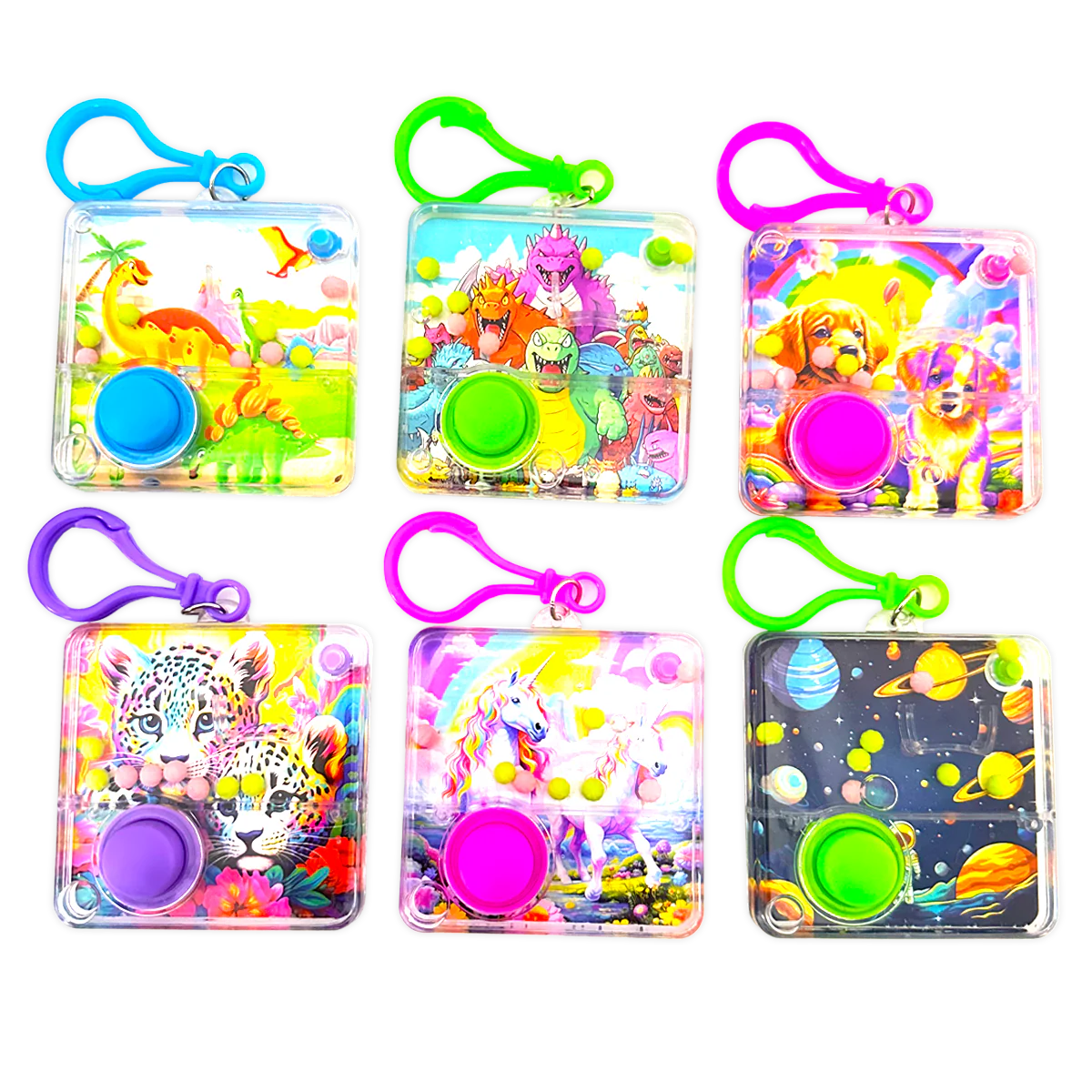 Aqua Ring Water Toss Game Keychain - 12 Pieces Per Retail Ready Display 25068