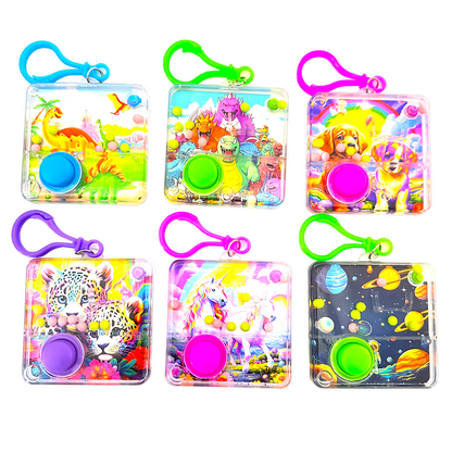 Aqua Ring Water Toss Game Keychain - 12 Pieces Per Retail Ready Display 25068