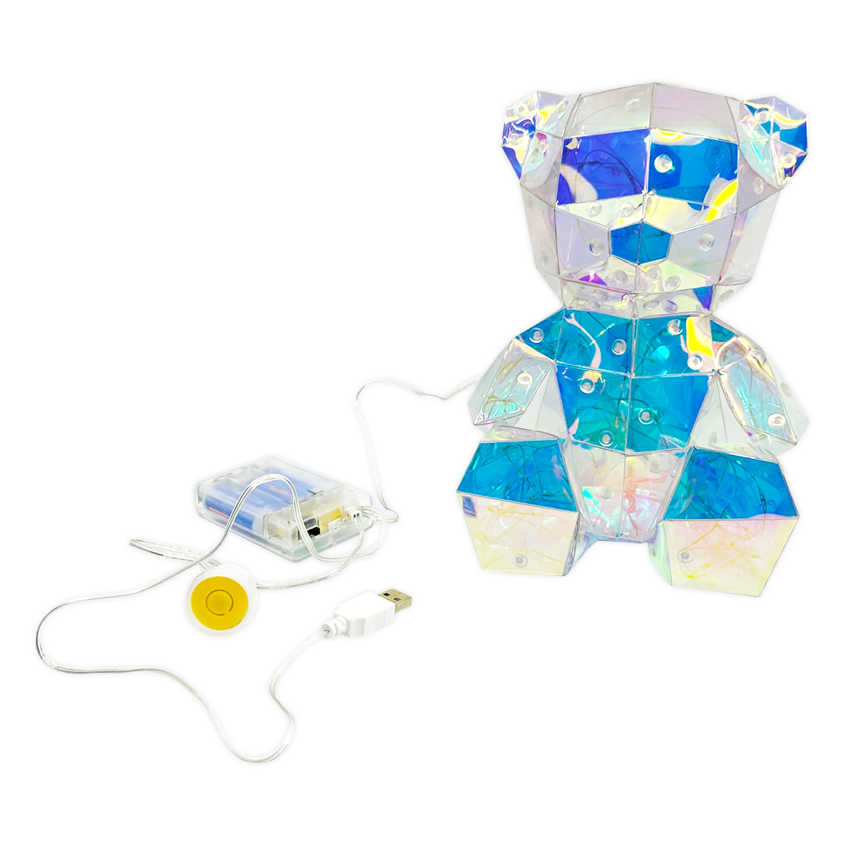 Light-Up Prismatic Bear Keepsake - 1 Piece Per Retail Ready Display 25230