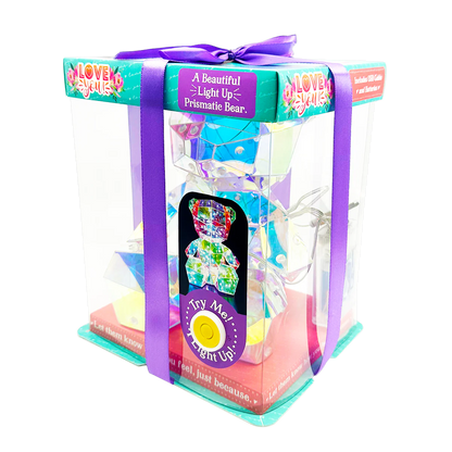 Light-Up Prismatic Bear Keepsake - 1 Piece Per Retail Ready Display 25230