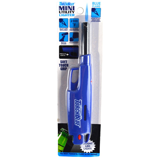 Mini Utility Torch Stick Lighter with LED Light- 12 Pieces Per Retail Ready CLIP STRIP 26327